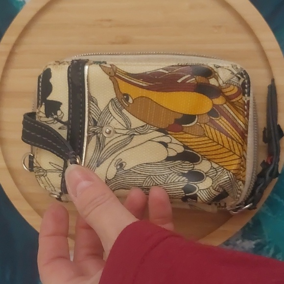 SakRoots Artistic Bird Print Wallet - Picture 4 of 4